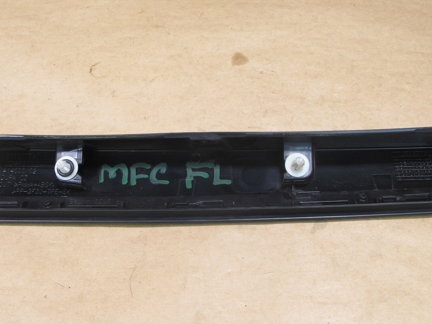 11-16 MINI COOPER R61 R60 SET OF 2 FRONT EXTERIOR A PILLAR TRIM MOLDING OEM