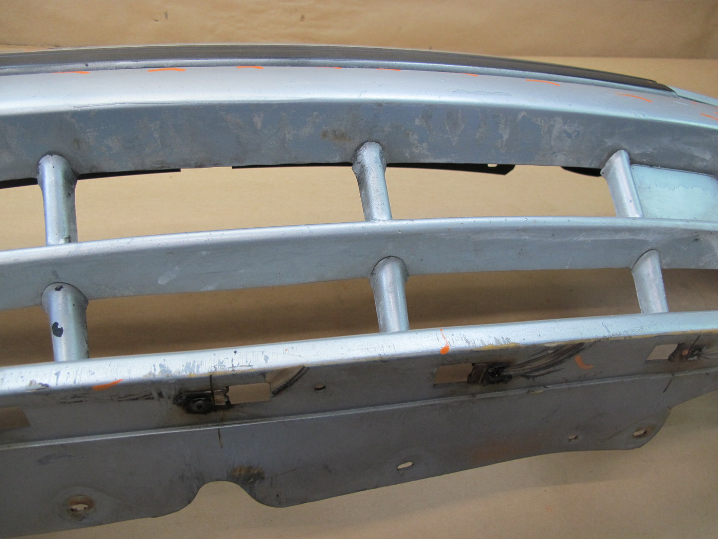 86-88 MAZDA RX7 FRONT BUMPER COVER ARCTIC SILVER OEM