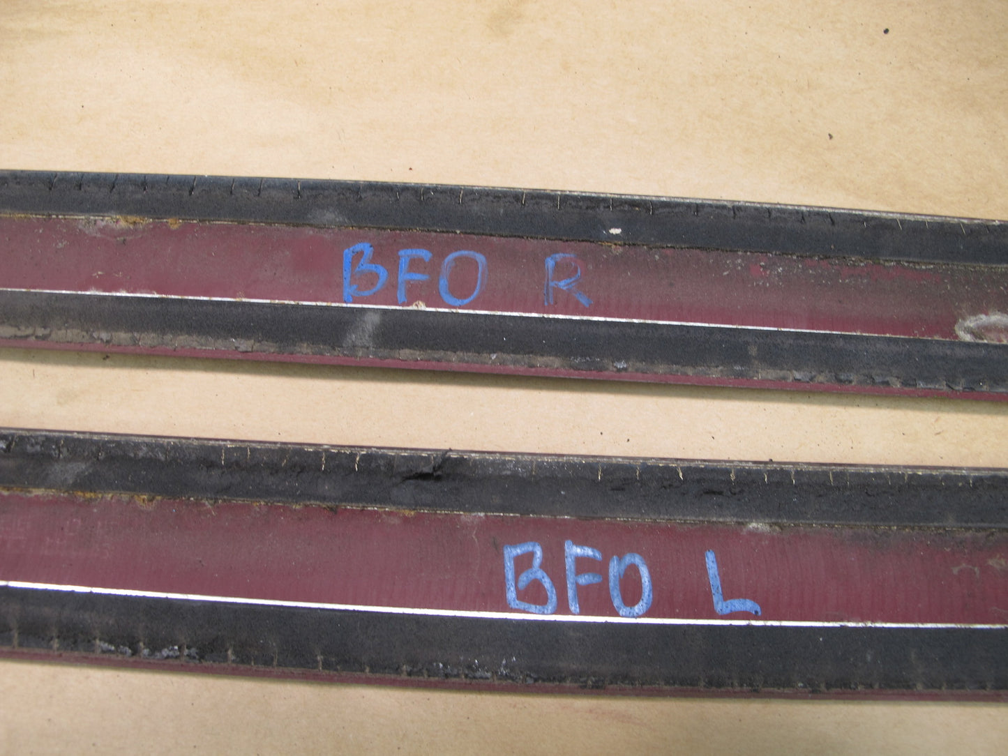 92-97 FORD F-150 SUPER CAB FRONT REAR EXTERIOR BODY MOLDING TRIM SET OF 10 OEM