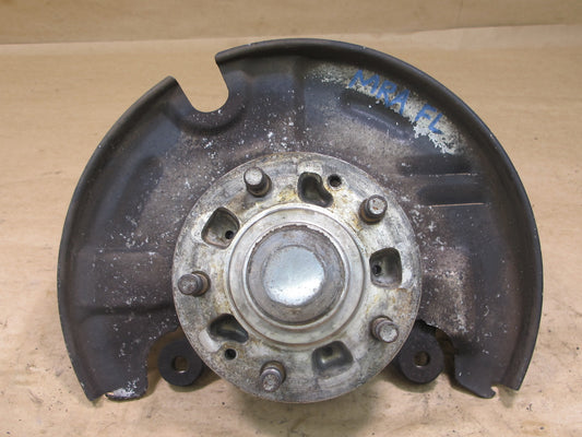 86-91 MAZDA RX7 NON TURBO FRONT LEFT DRIVER SIDE SPINDLE KNUCKLE WHEEL HUB OEM