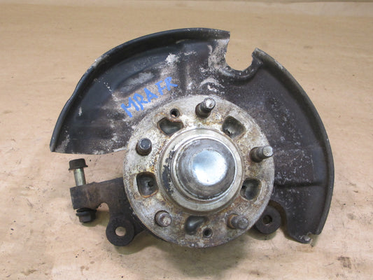 86-91 MAZDA RX7 NON TURBO FRONT RIGHT PASS SIDE SPINDLE KNUCKLE WHEEL HUB OEM