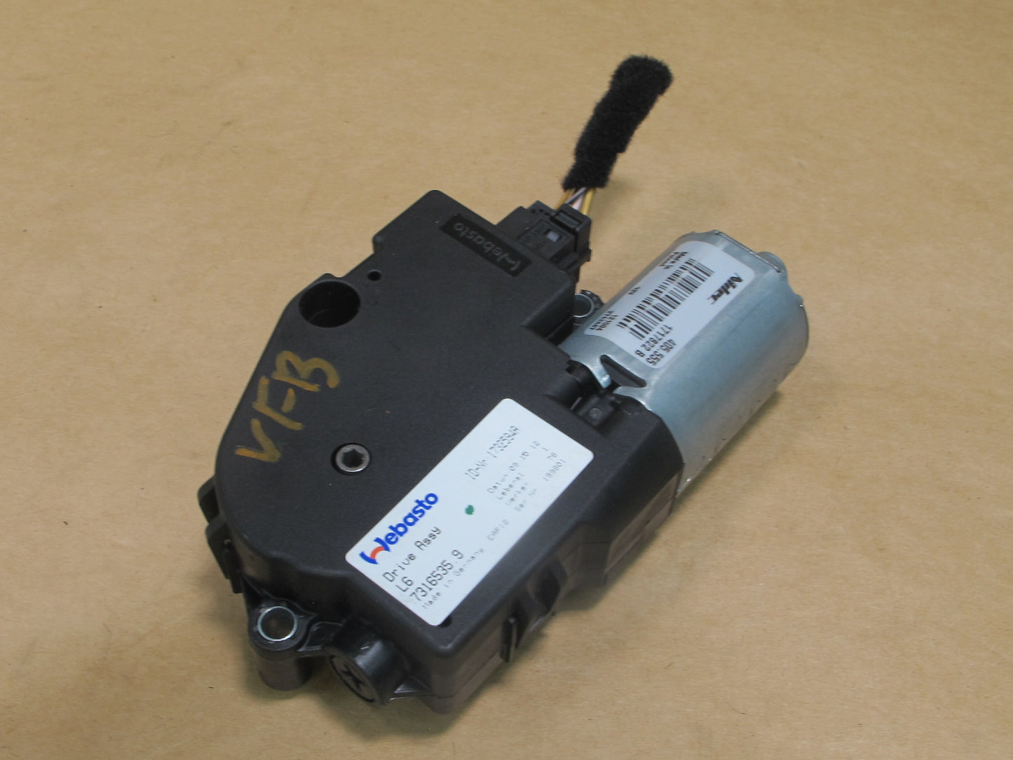 11-16 BMW F10 5-SERIES SUNROOF MOTOR DRIVE UNIT 7316535