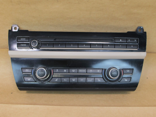 11-16 BMW F10 5-SERIES DASH RADIO MEDIA A/C CLIMATE CONTROL SWITCH OEM