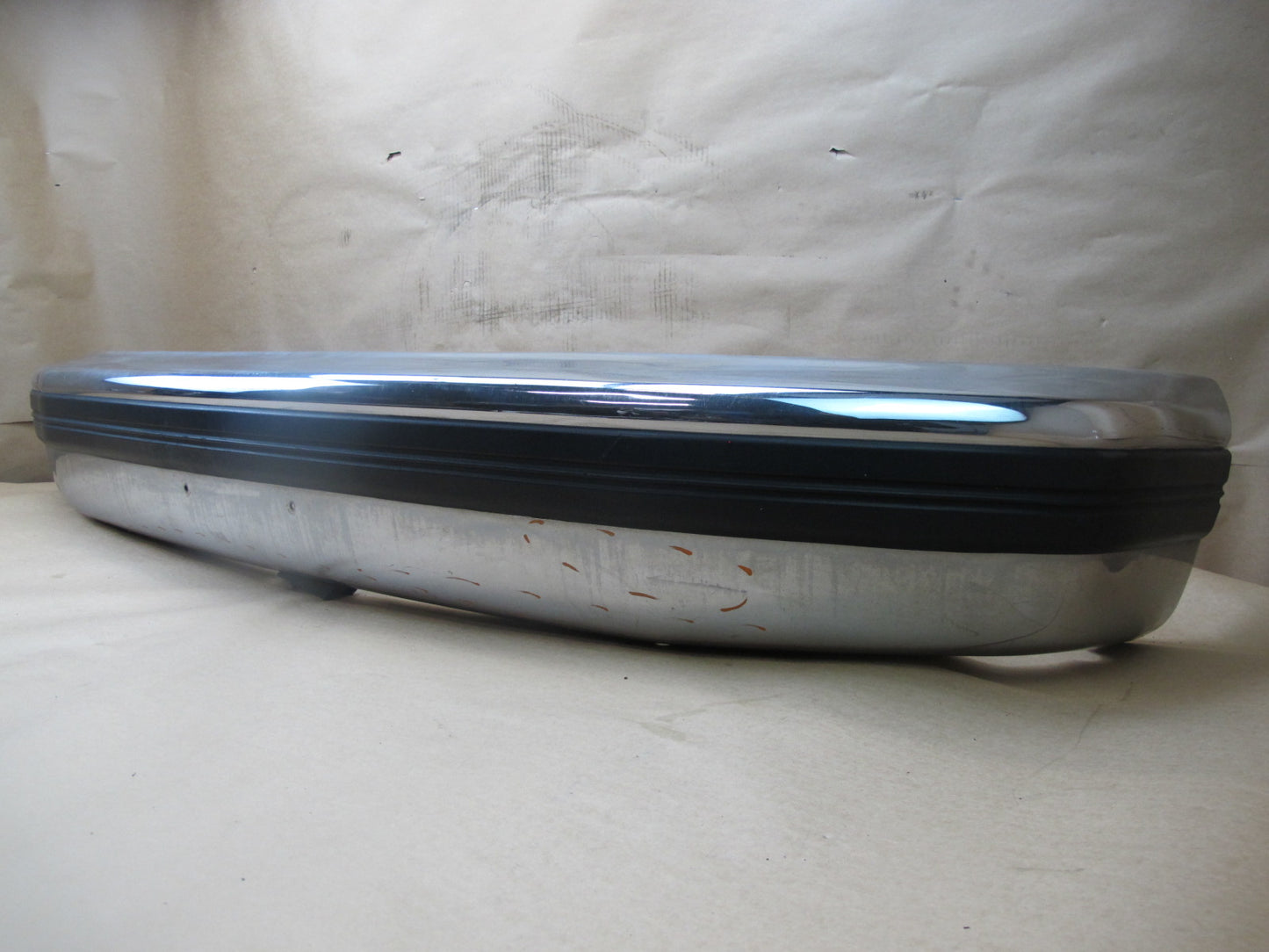 92-97 FORD F-150 FRONT BUMPER COVER PANEL CHROME OEM