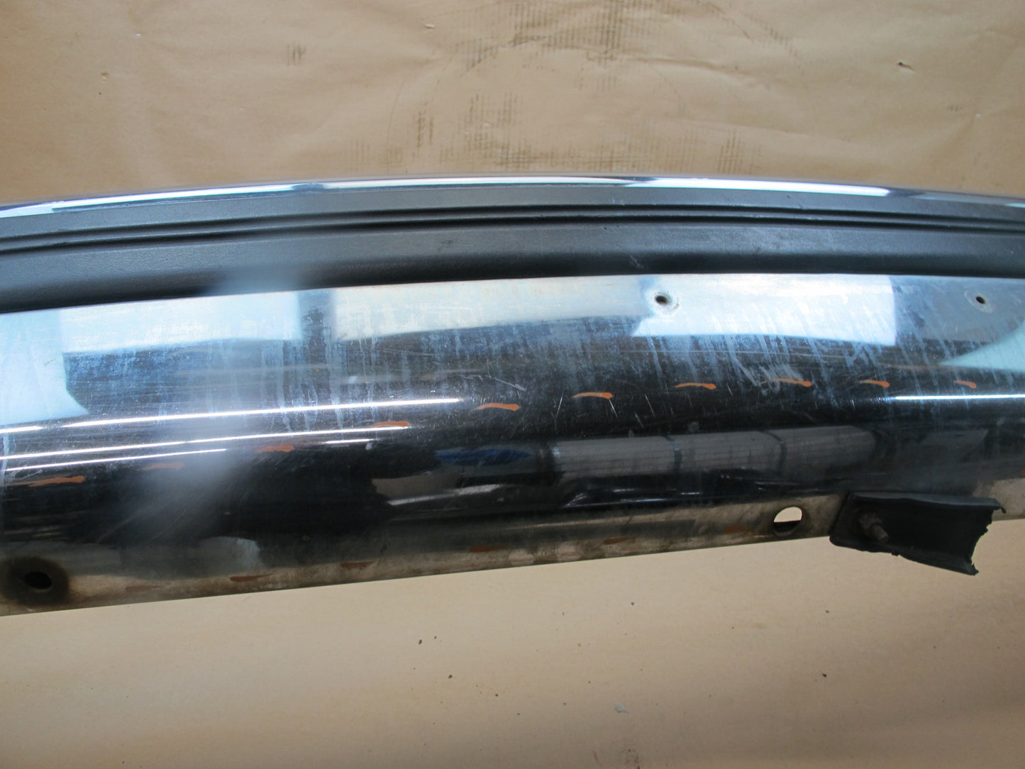 92-97 FORD F-150 FRONT BUMPER COVER PANEL CHROME OEM