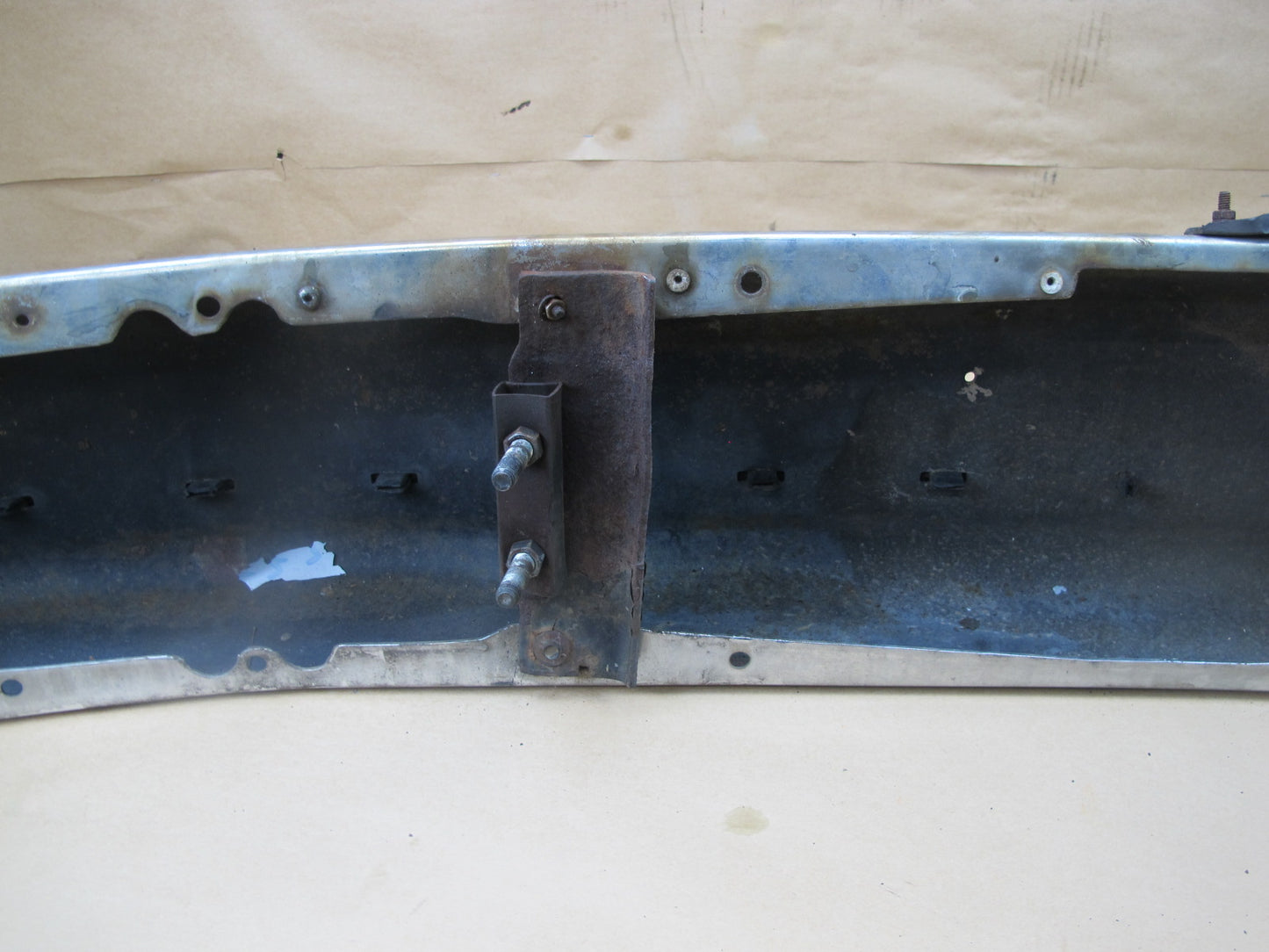 92-97 FORD F-150 FRONT BUMPER COVER PANEL CHROME OEM