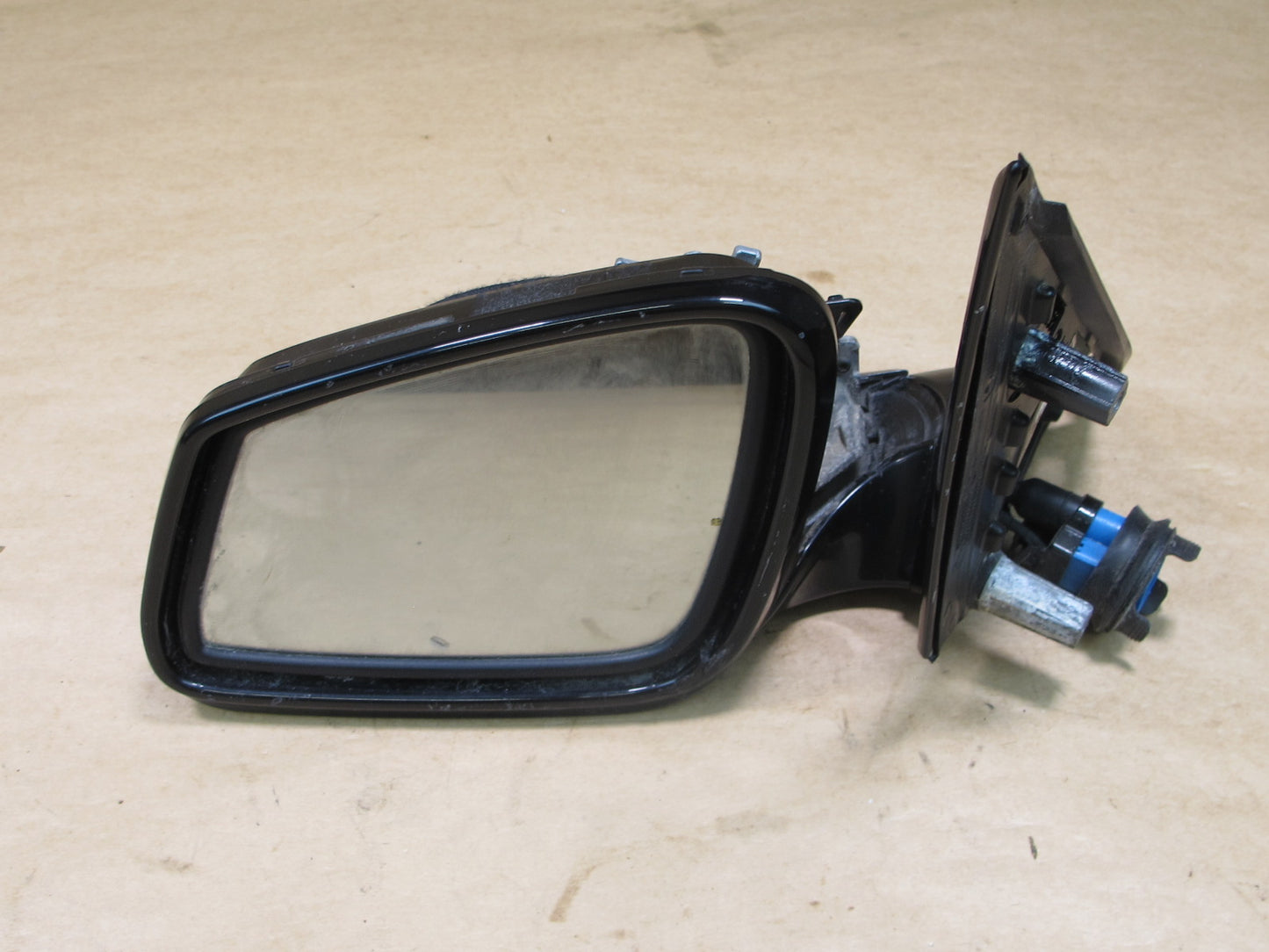 11-16 BMW F10 5-SERIES FRONT LEFT HEATED SIDE VIEW MIRROR W BLIND SPOT OEM