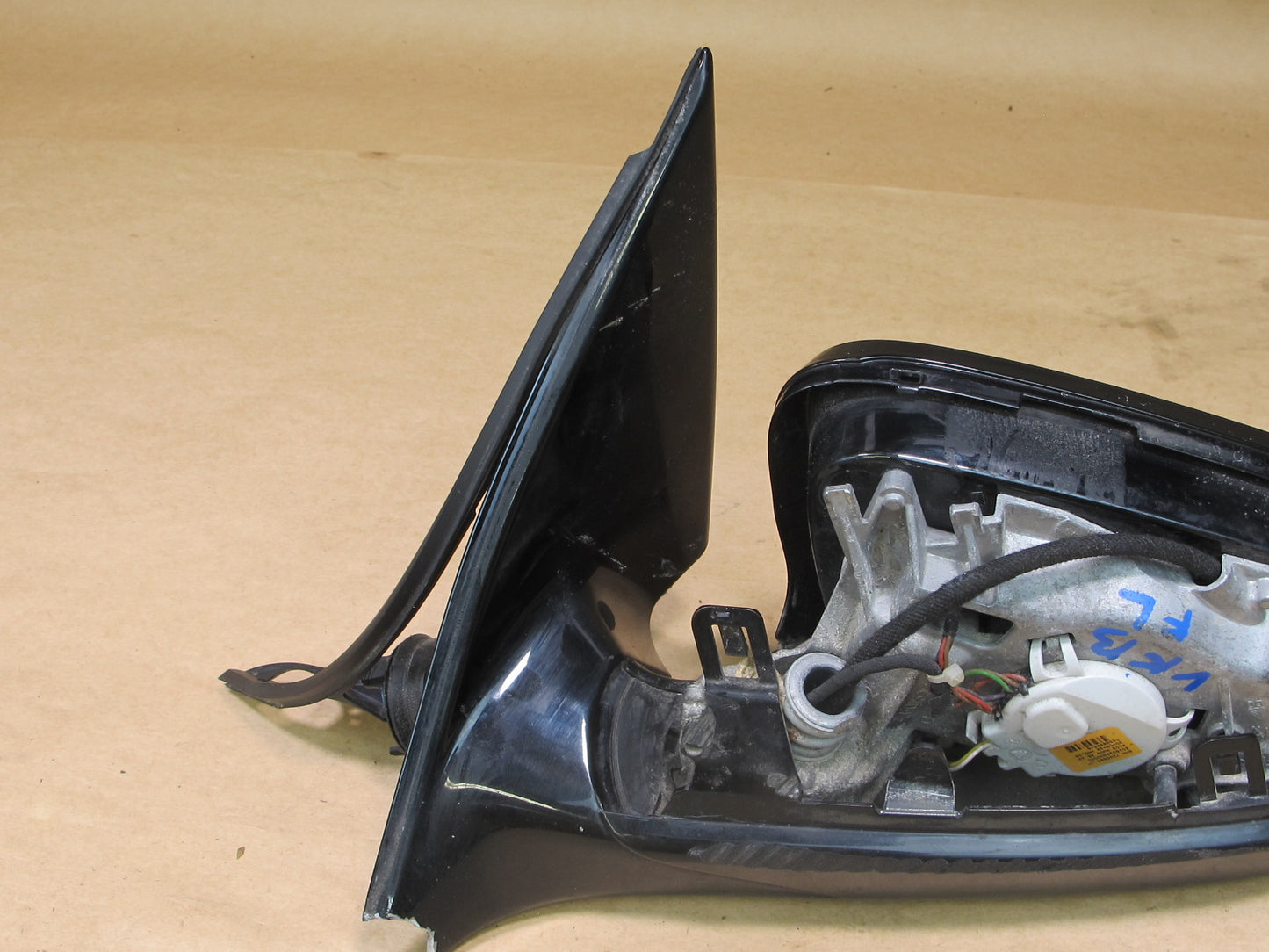 11-16 BMW F10 5-SERIES FRONT LEFT HEATED SIDE VIEW MIRROR W BLIND SPOT OEM