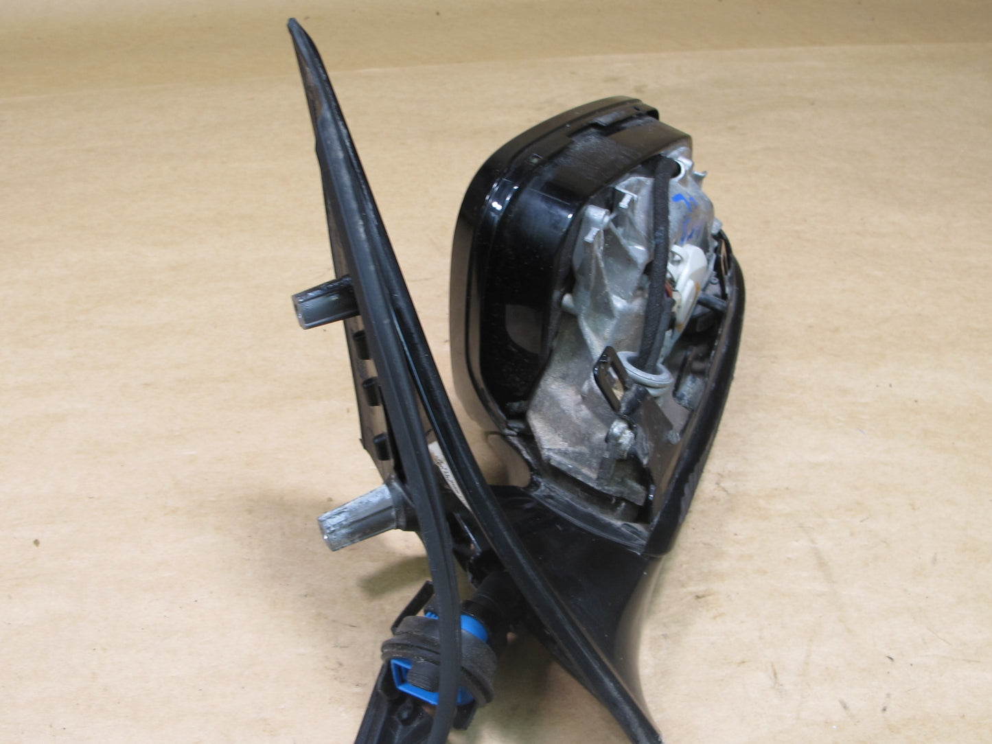 11-16 BMW F10 5-SERIES FRONT LEFT HEATED SIDE VIEW MIRROR W BLIND SPOT OEM