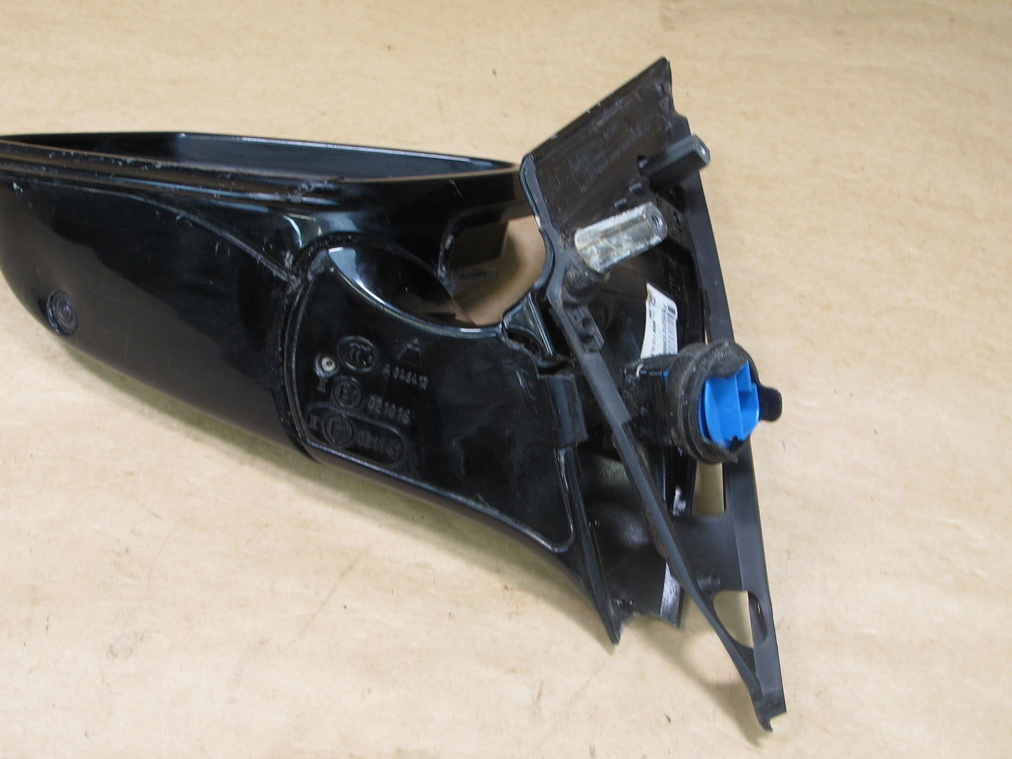 11-16 BMW F10 5-SERIES FRONT LEFT HEATED SIDE VIEW MIRROR W BLIND SPOT OEM