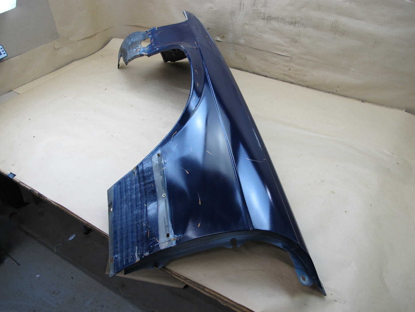 73-85 MERCEDES R107 FRONT LEFT FENDER SHELL COVER PANEL OEM