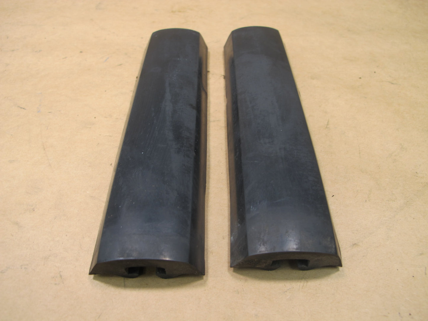 81-85 MERCEDES R107 SET OF 3 REAR BUMPER RUBBER GUARD OEM