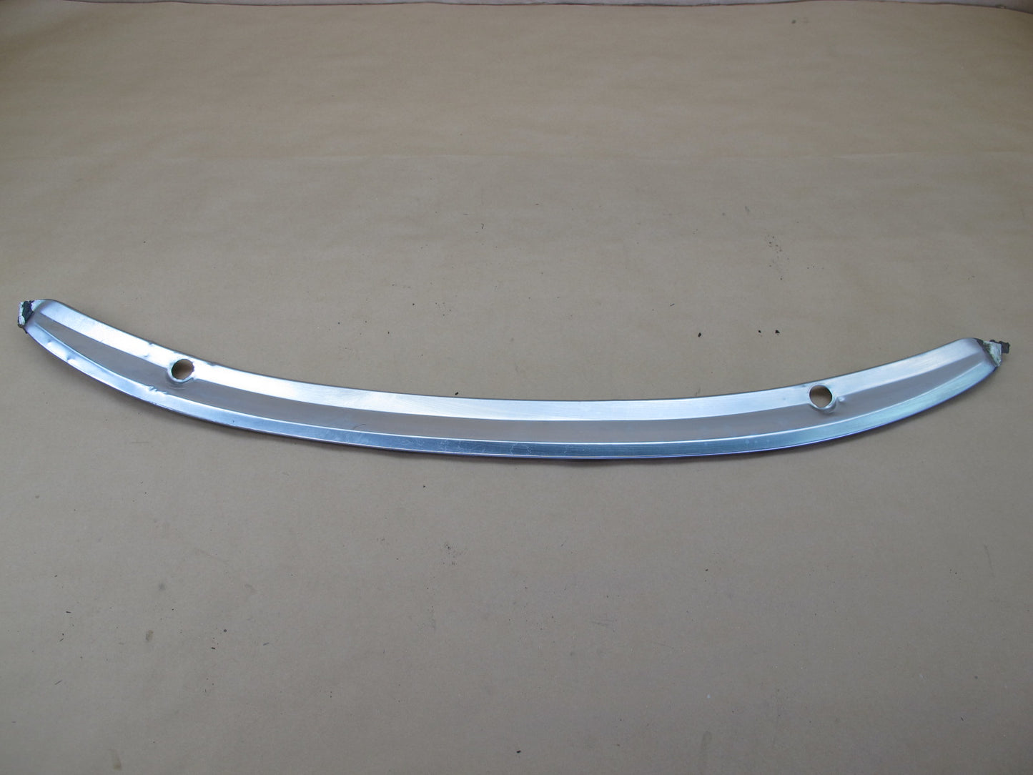 73-85 MERCEDES R107 WINDSHIELD DOOR CHROME TRIM MOLDING SET OEM