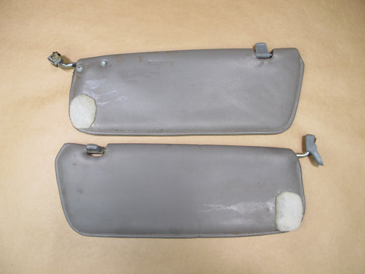 73-85 MERCEDES R107 SET OF 2 FRONT LEFT & RIGHT SUN VISOR OEM