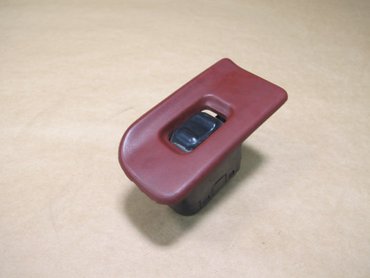 90-93 NISSAN Z32 300ZX RIGHT PASSENGER DOOR WINDOW SWITCH & TRIM RED OEM