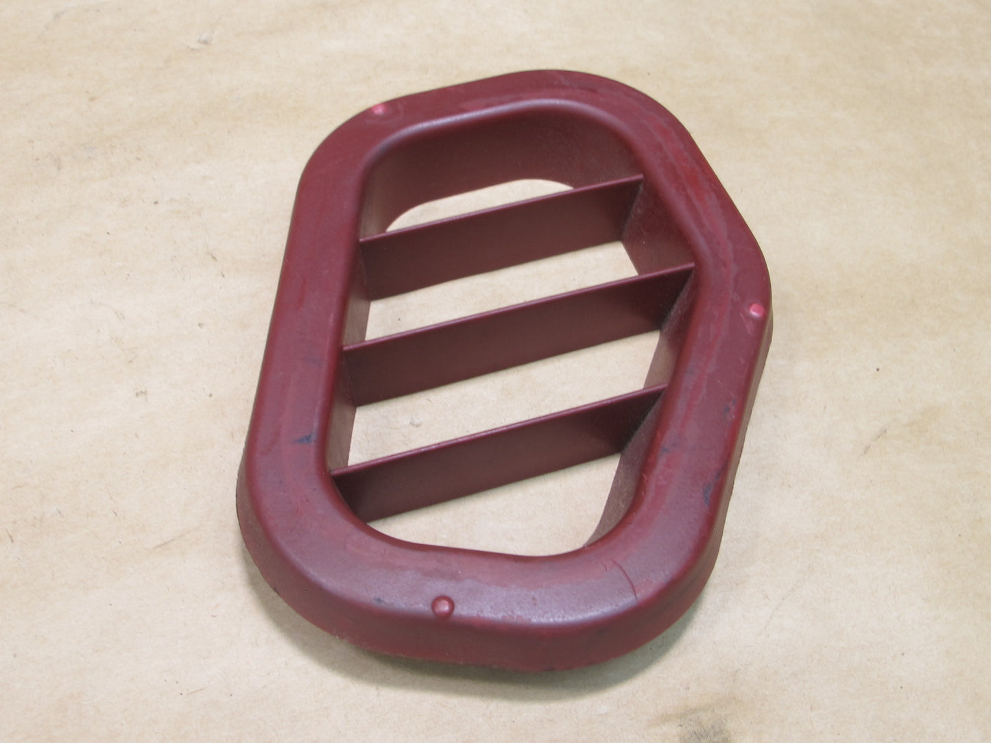 90-93 NISSAN Z32 300ZX SET OF 2 FRONT RIGHT & LEFT DOOR VENT TRIM RED OEM