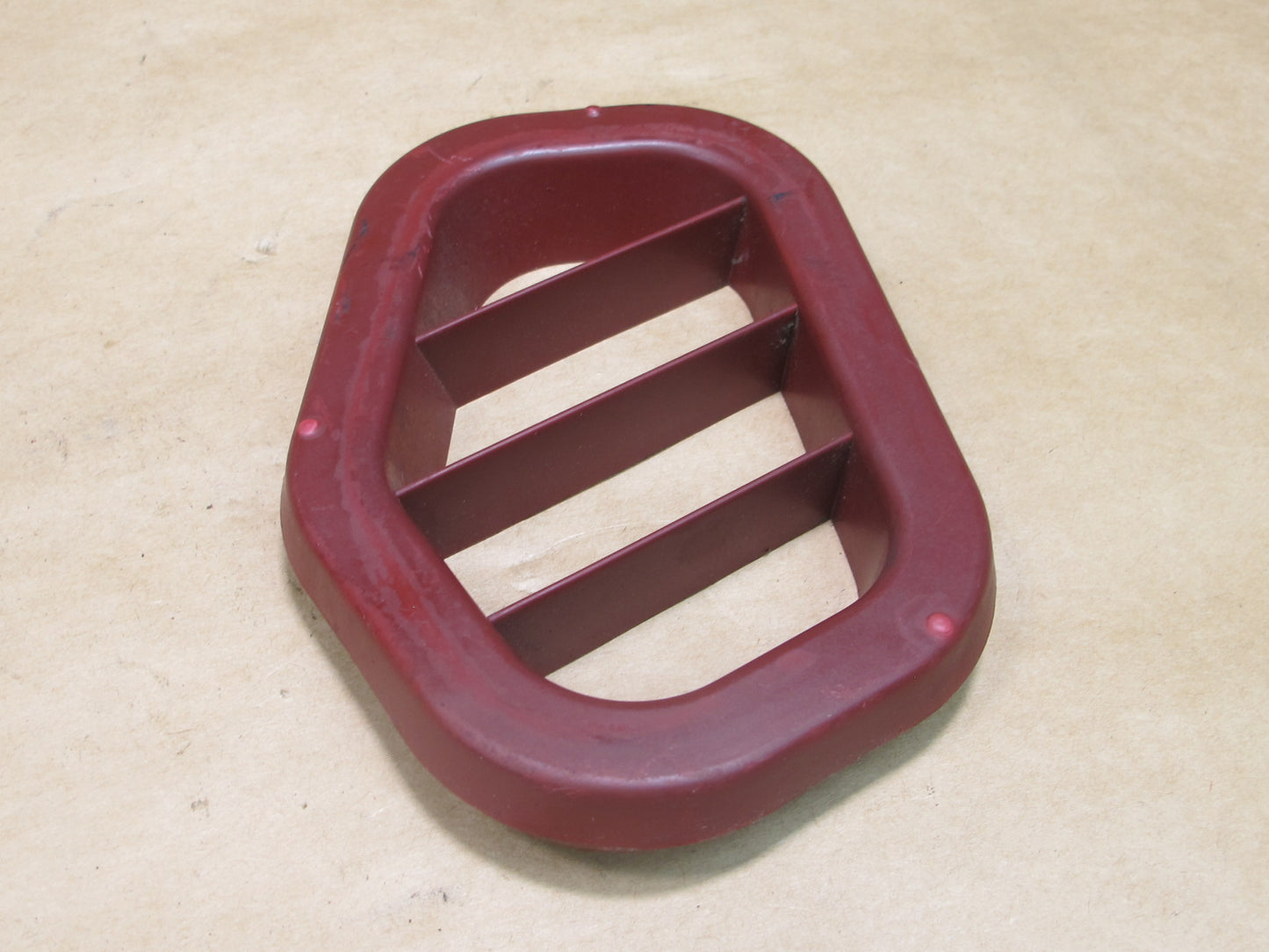 90-93 NISSAN Z32 300ZX SET OF 2 FRONT RIGHT & LEFT DOOR VENT TRIM RED OEM