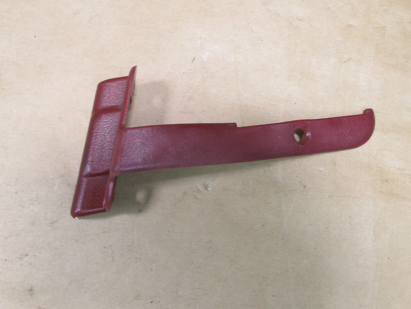 90-93 NISSAN Z32 300ZX SET OF 2 SEAT BELT FINISHER TRIM COVER RED OEM