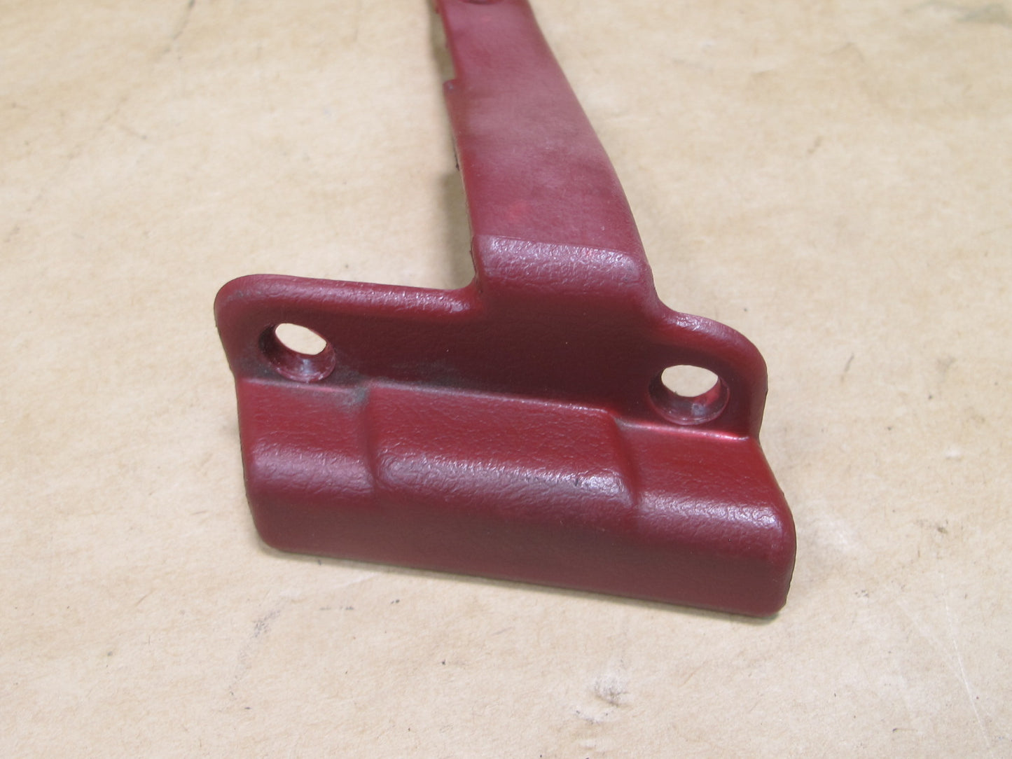 90-93 NISSAN Z32 300ZX SET OF 2 SEAT BELT FINISHER TRIM COVER RED OEM