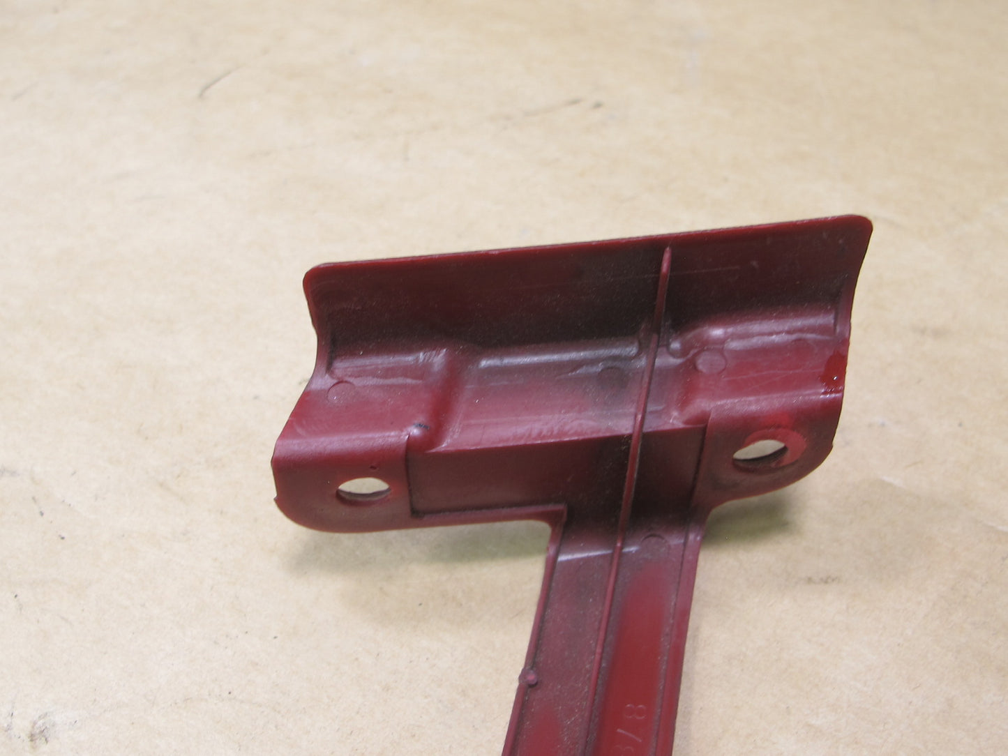 90-93 NISSAN Z32 300ZX SET OF 2 SEAT BELT FINISHER TRIM COVER RED OEM