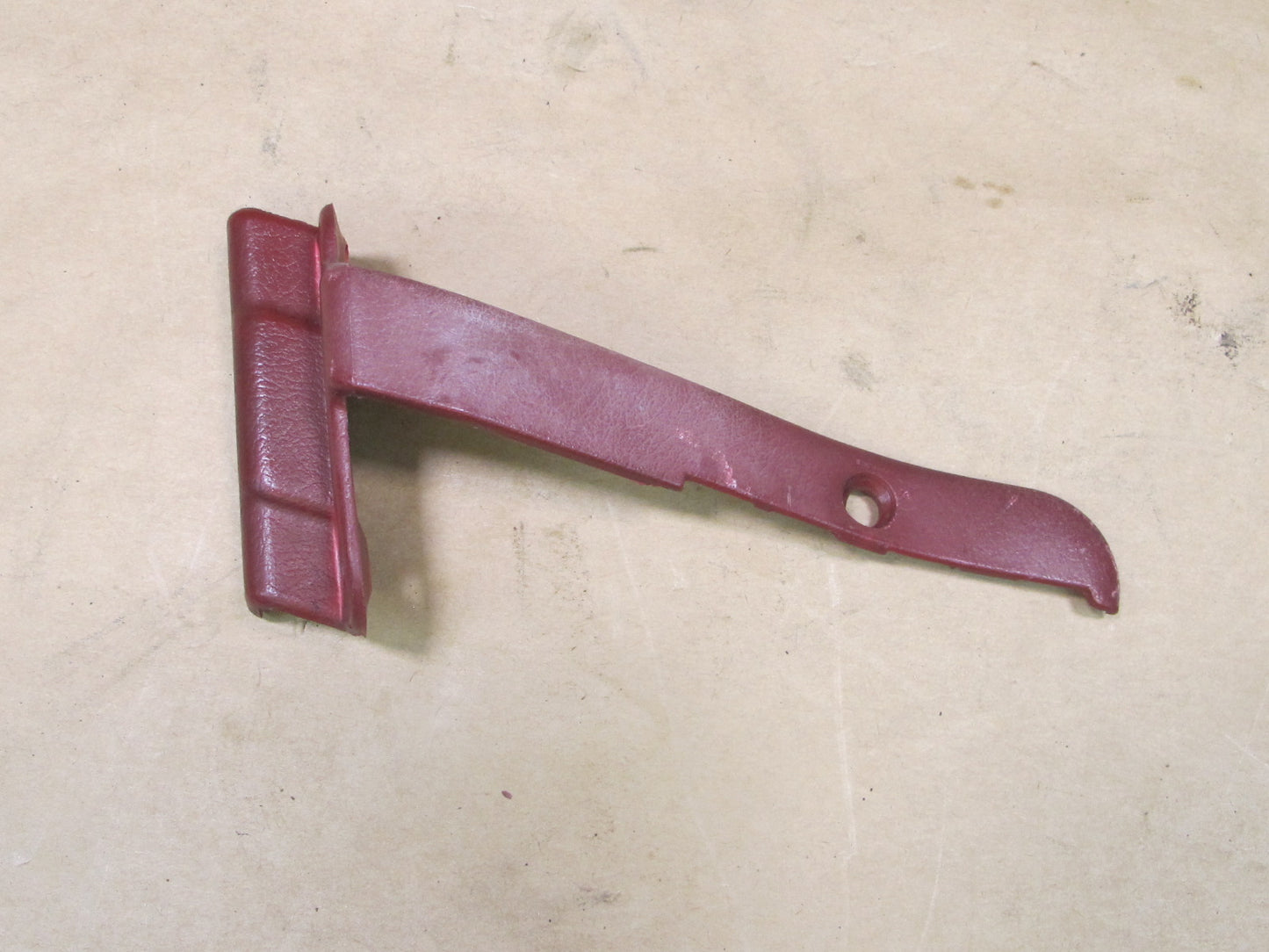 90-93 NISSAN Z32 300ZX SET OF 2 SEAT BELT FINISHER TRIM COVER RED OEM