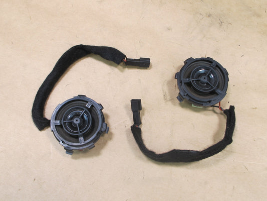 02-08 MINI R50 R53 R52 SET OF 2 FRONT RIGHT & LEFT DOOR SPEAKER TWEETER OEM