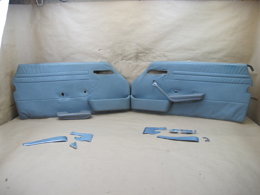 73-85 MERCEDES R107 CONVERTIBLE SET OF 2 DOOR INTERIOR TRIM PANEL OEM