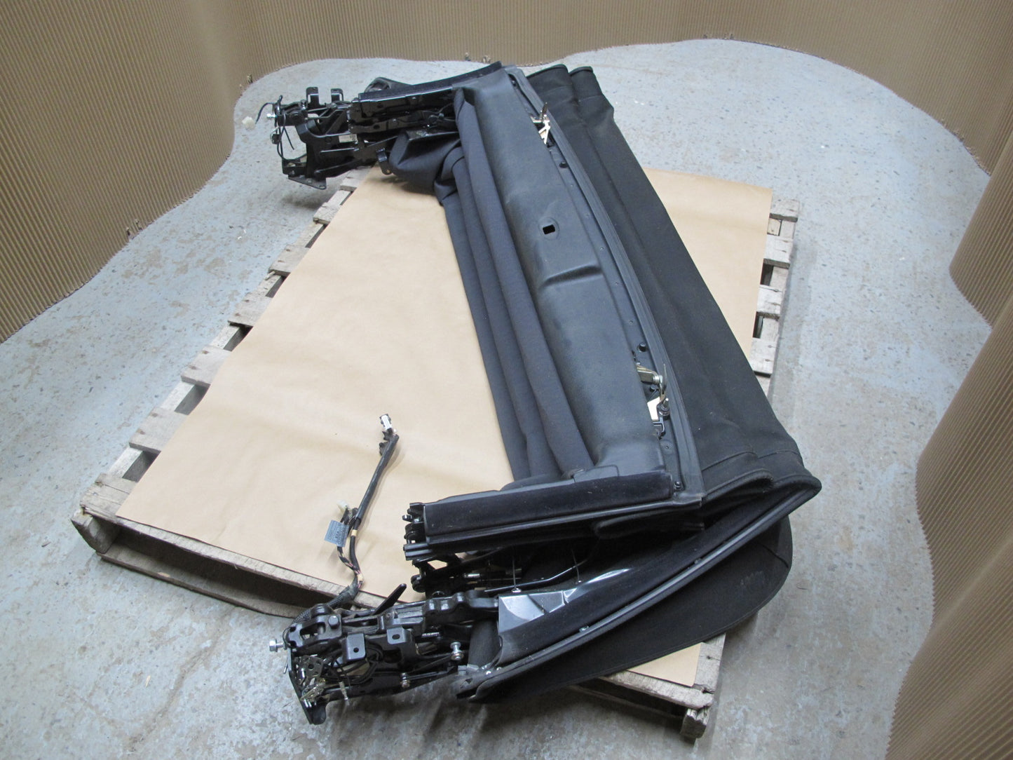 01-06 BMW E46 3-SERIES CONVERTIBLE SOFT TOP ROOF COVER W CYLINDER OEM