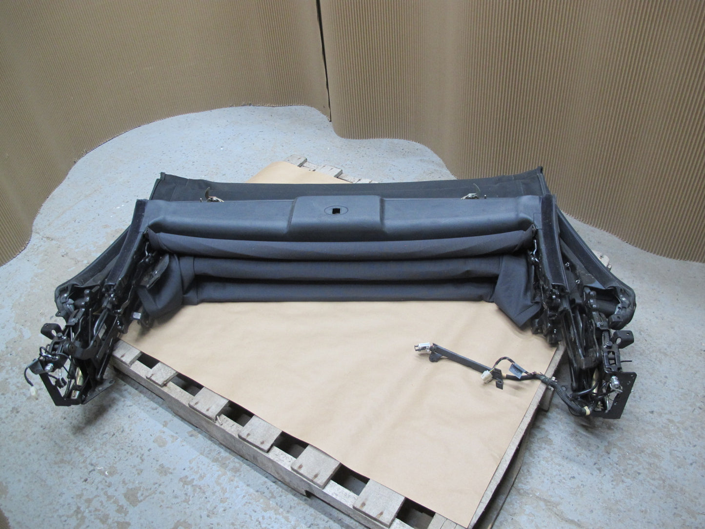 01-06 BMW E46 3-SERIES CONVERTIBLE SOFT TOP ROOF COVER W CYLINDER OEM