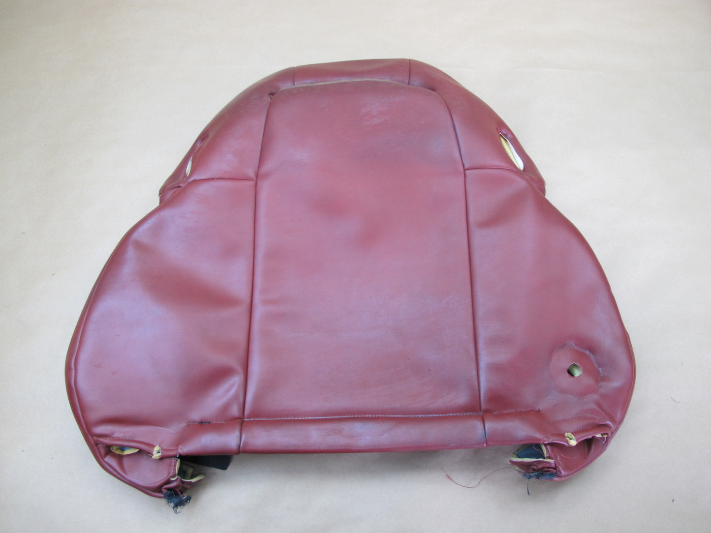 90-96 NISSAN Z32 300ZX FRONT RIGHT SEAT CUSHION BACK HEADREST TRIM SET RED OEM