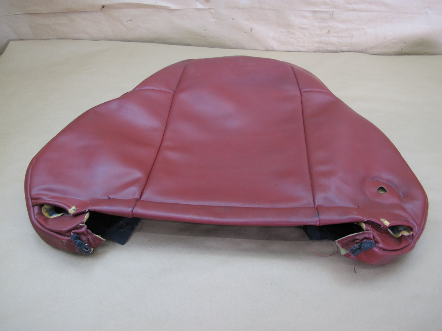 90-96 NISSAN Z32 300ZX FRONT RIGHT SEAT CUSHION BACK HEADREST TRIM SET RED OEM