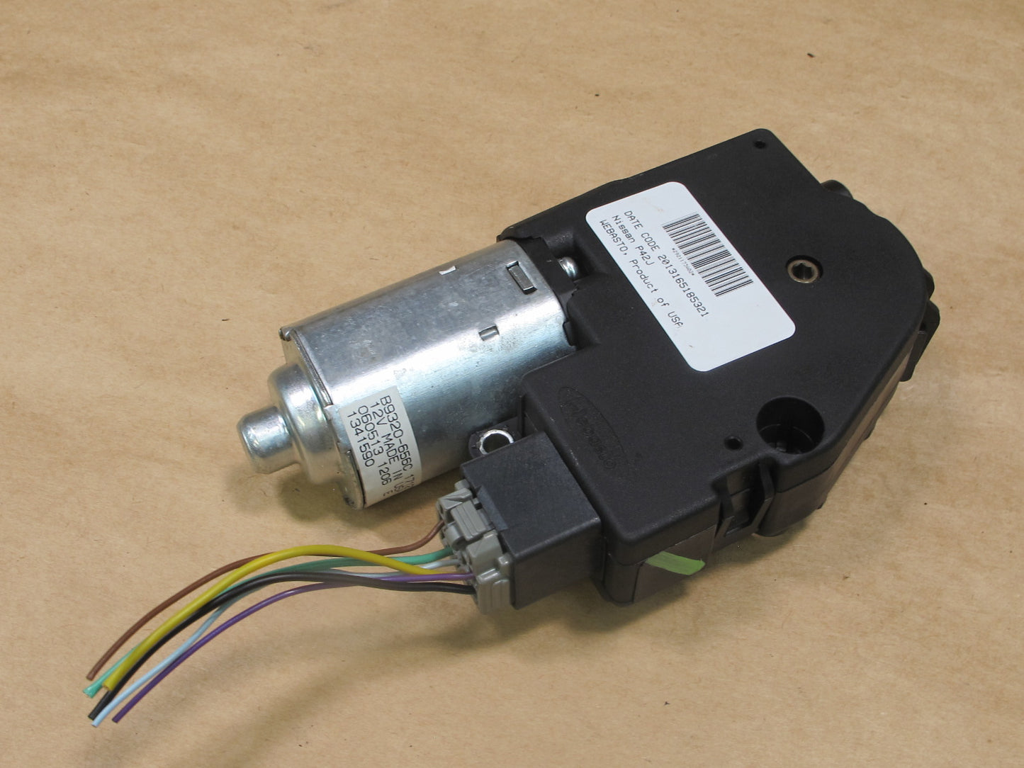 2013-2020 INFINITI JX35 QX60 UPPER SUN MOON ROOF POWER MOTOR