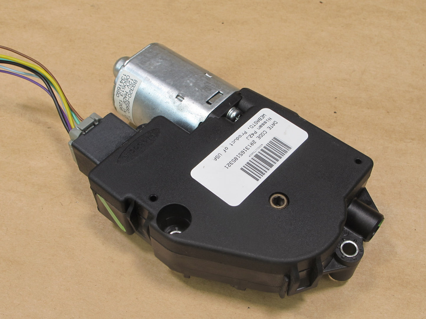 2013-2020 INFINITI JX35 QX60 UPPER SUN MOON ROOF POWER MOTOR