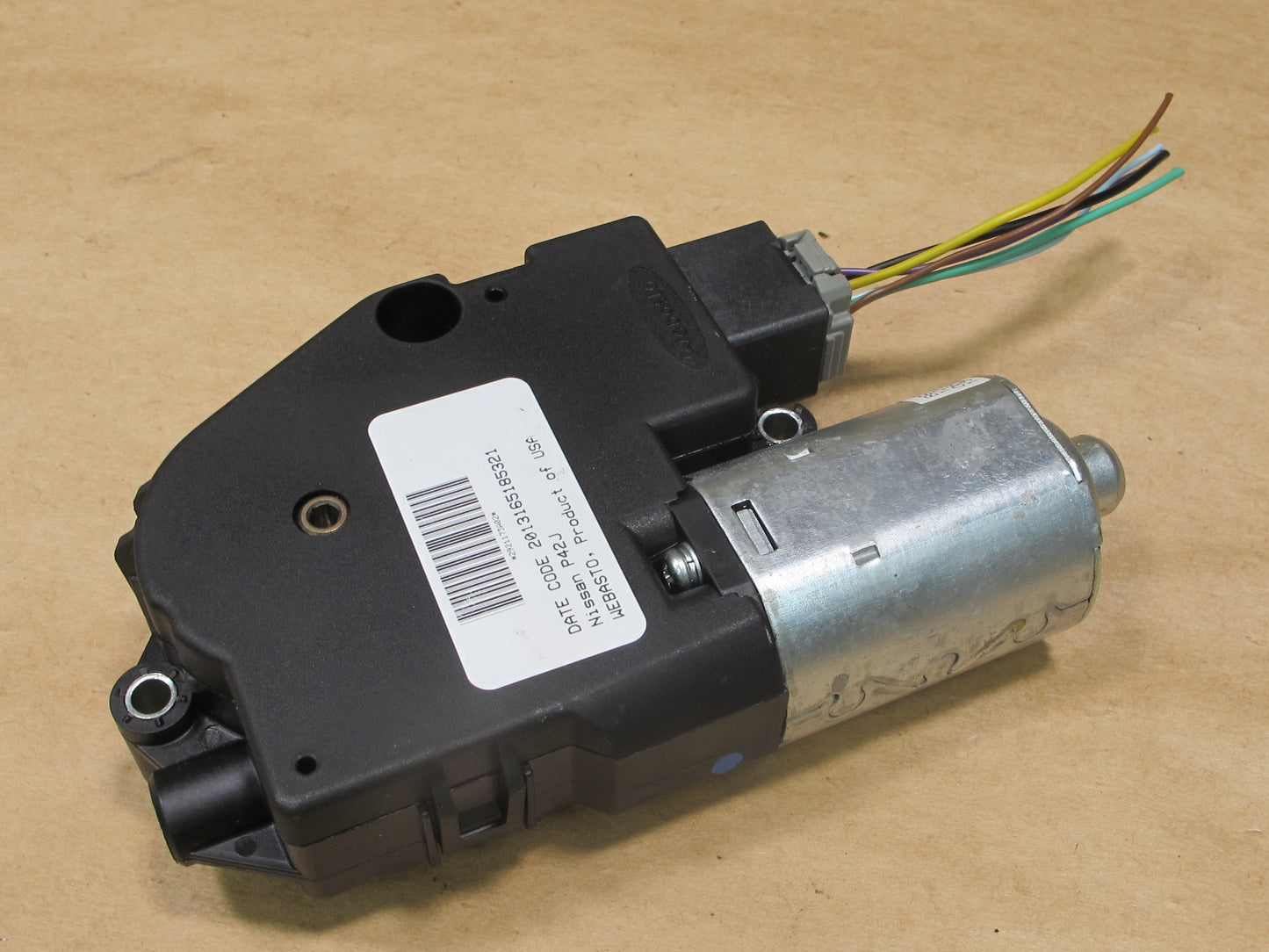 2013-2020 INFINITI JX35 QX60 UPPER SUN MOON ROOF POWER MOTOR