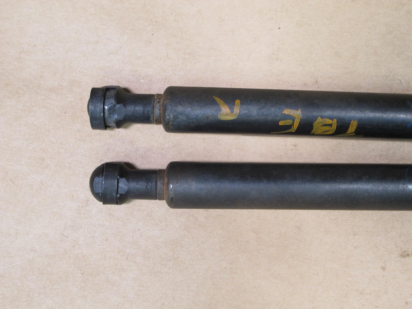 01-06 BMW E46 3-SERIES SET OF 2 FRONT HOOD SHOCK STRUT SUPPORT OEM