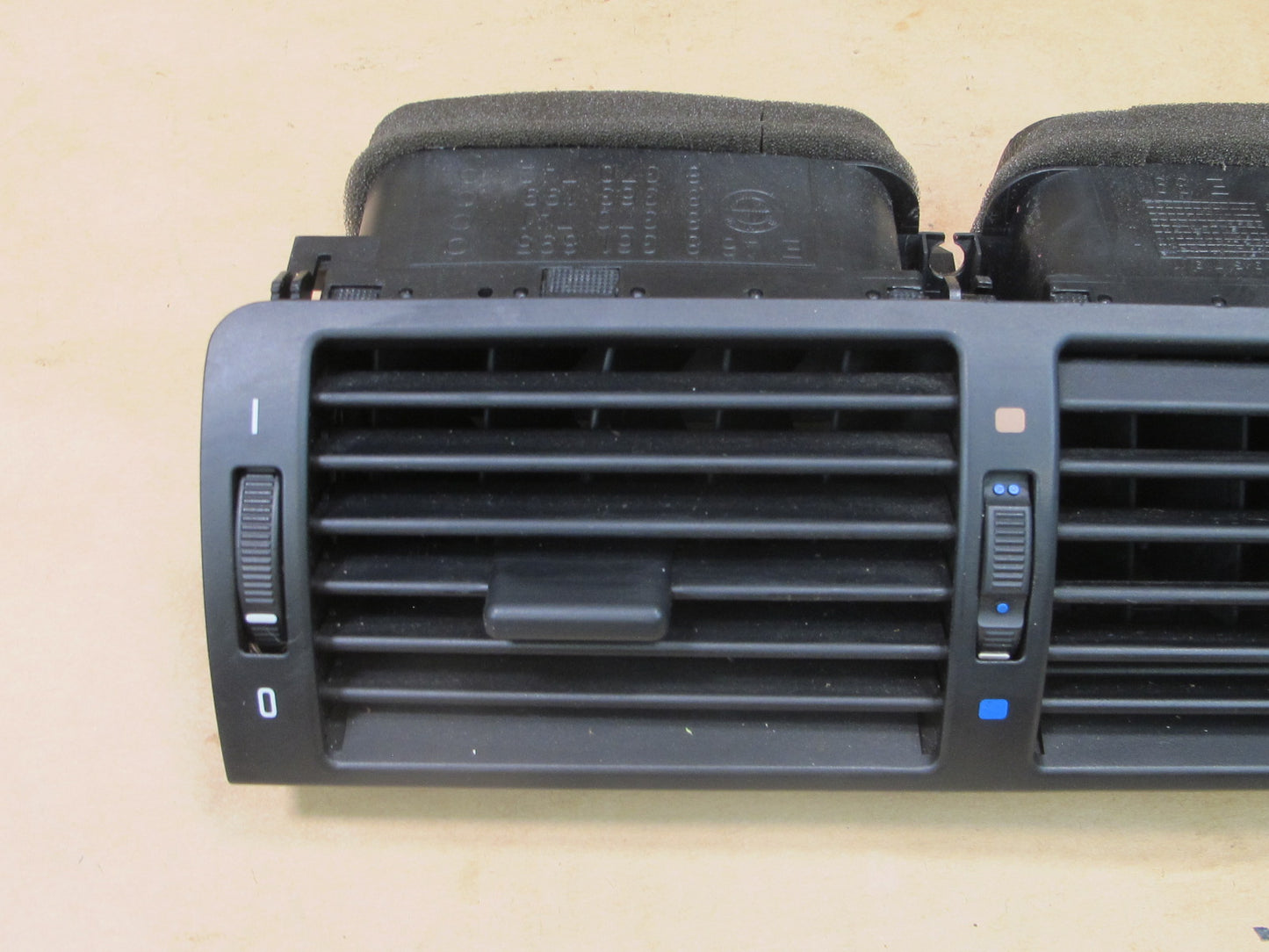 01-06 BMW E46 3-SERIES SET OF 3 DASH FRONT LEFT CENTER RIGHT AIR VENT OEM