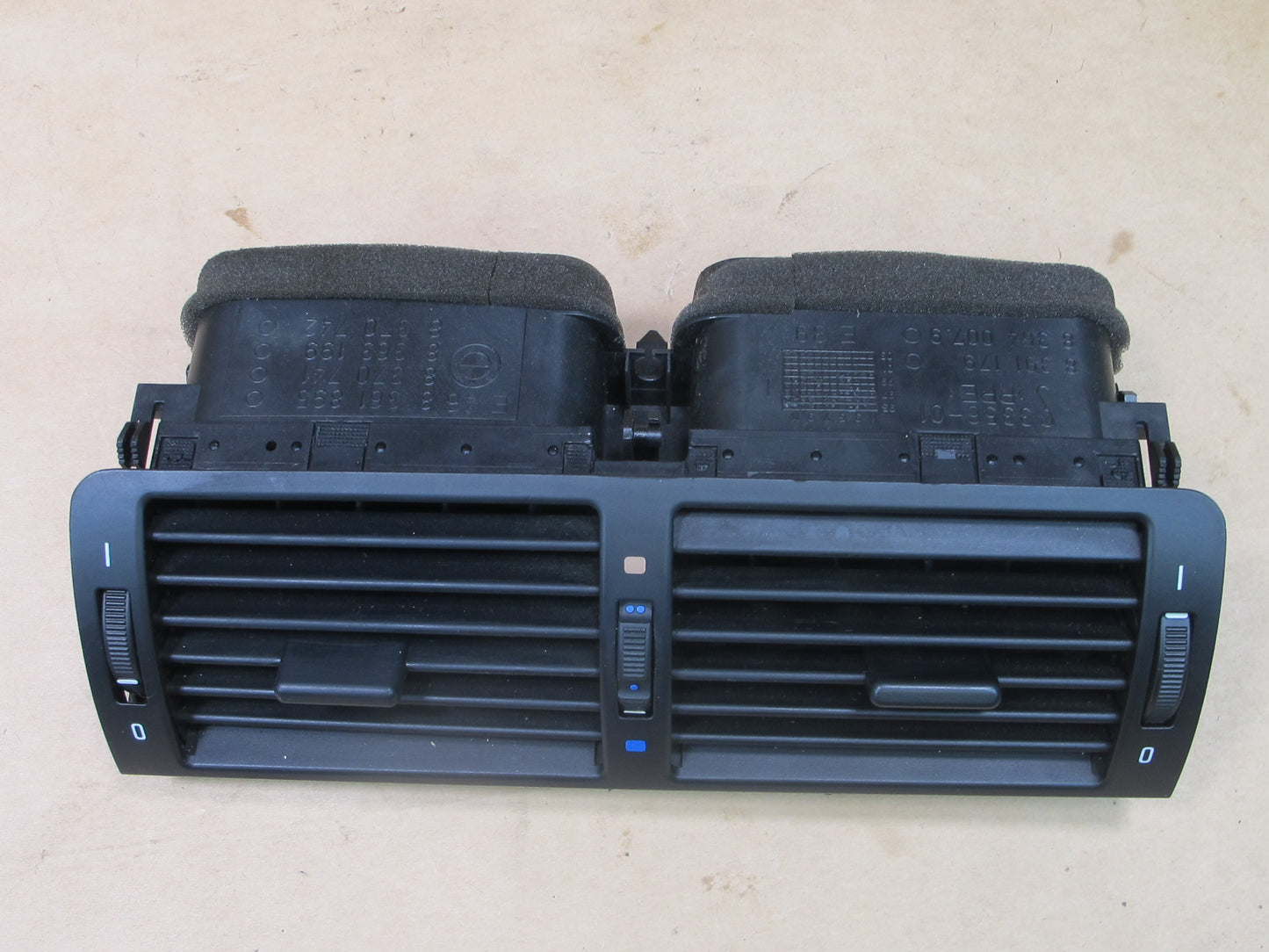 01-06 BMW E46 3-SERIES SET OF 3 DASH FRONT LEFT CENTER RIGHT AIR VENT OEM