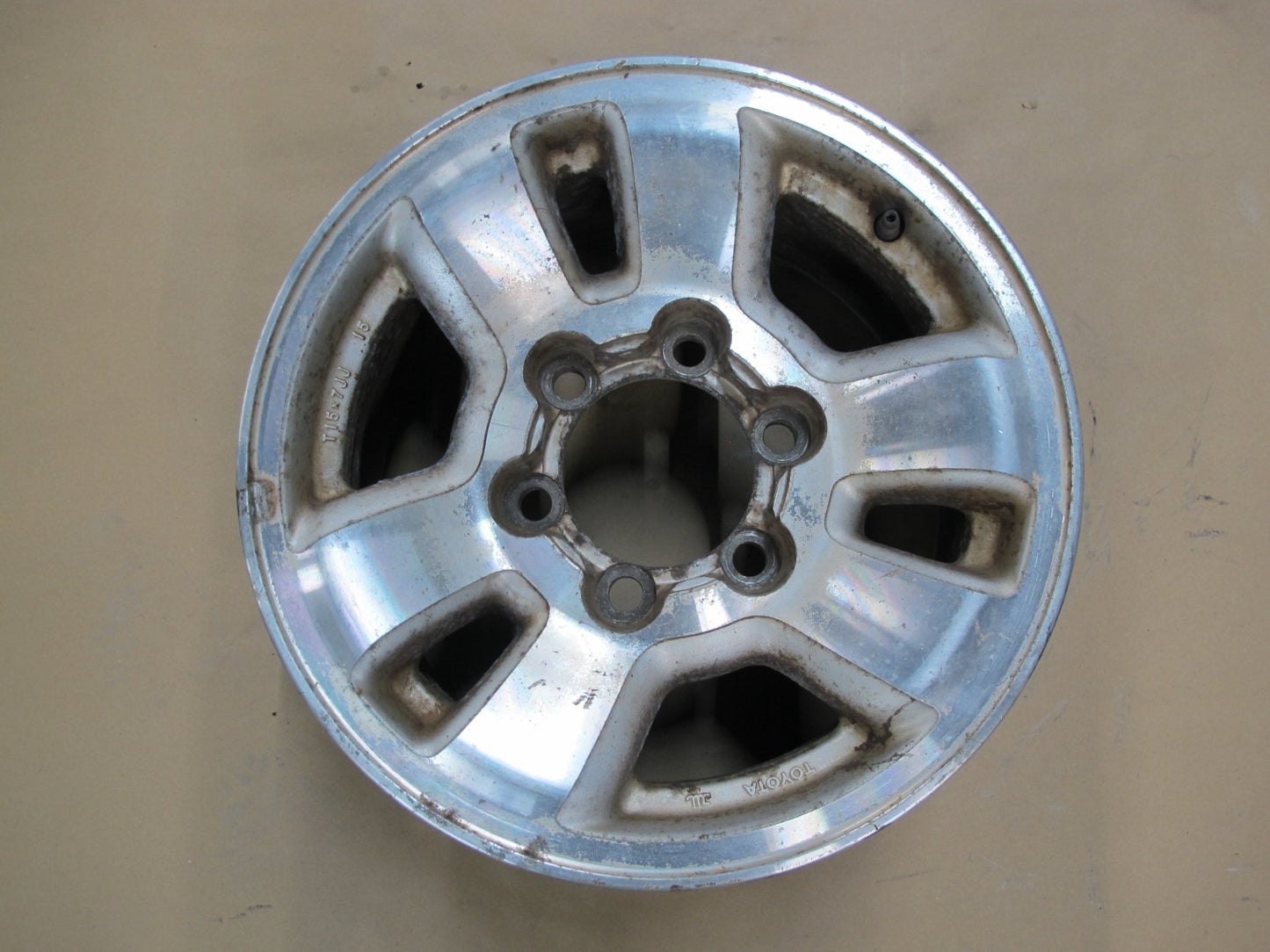 TOYOTA LEXUS R15" ALLOY WHEEL RIM 3 DOUBLE SPOKE T15X7JJ OEM