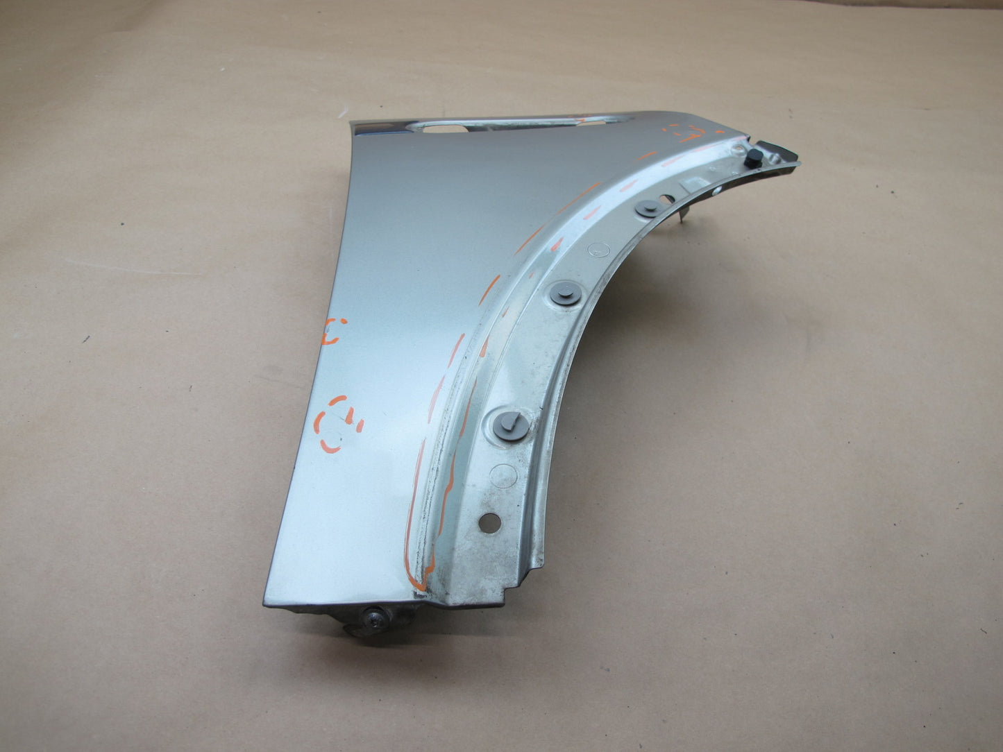 02-08 MINI COOPER R50 R53 R52 FRONT RIGHT PASS SIDE FENDER PANEL SILVER OEM