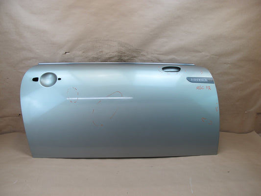 02-08 MINI COOPER R50 R53 R52 FRONT RIGHT DOOR SHELL PANEL SILVER SIDEWALK OEM