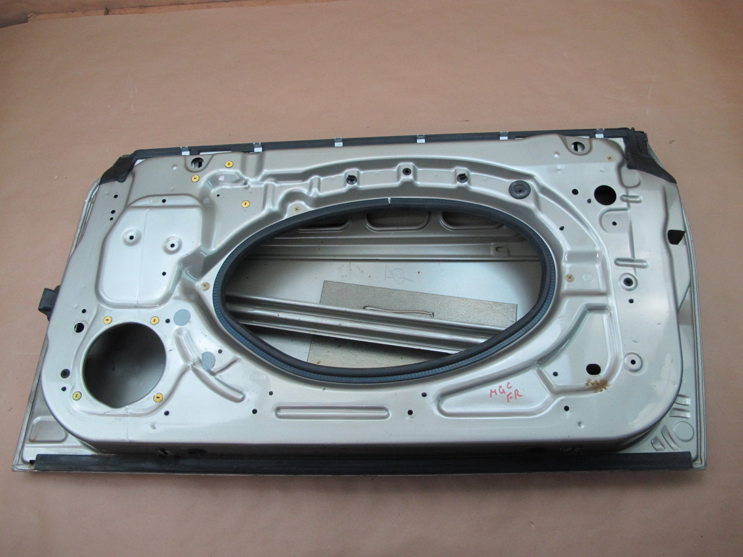 02-08 MINI COOPER R50 R53 R52 FRONT RIGHT DOOR SHELL PANEL SILVER SIDEWALK OEM