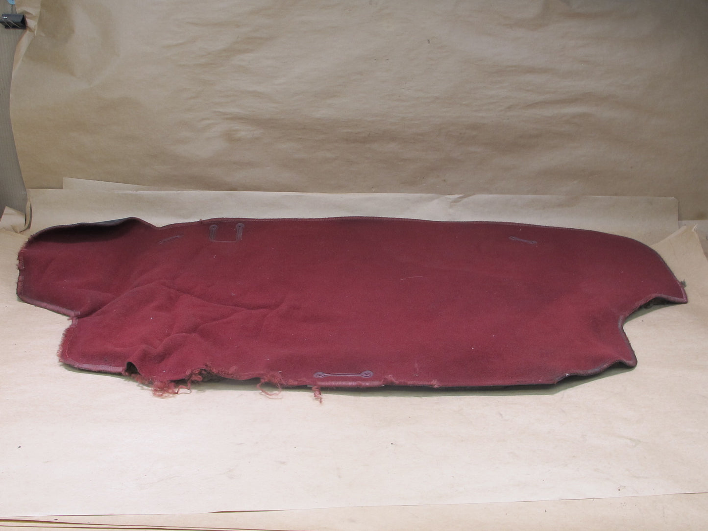 90-94 NISSAN Z32 300ZX 2+0 REAR TRUNK FLOOR MAT CARPET COVER RED 8490230P0 OEM