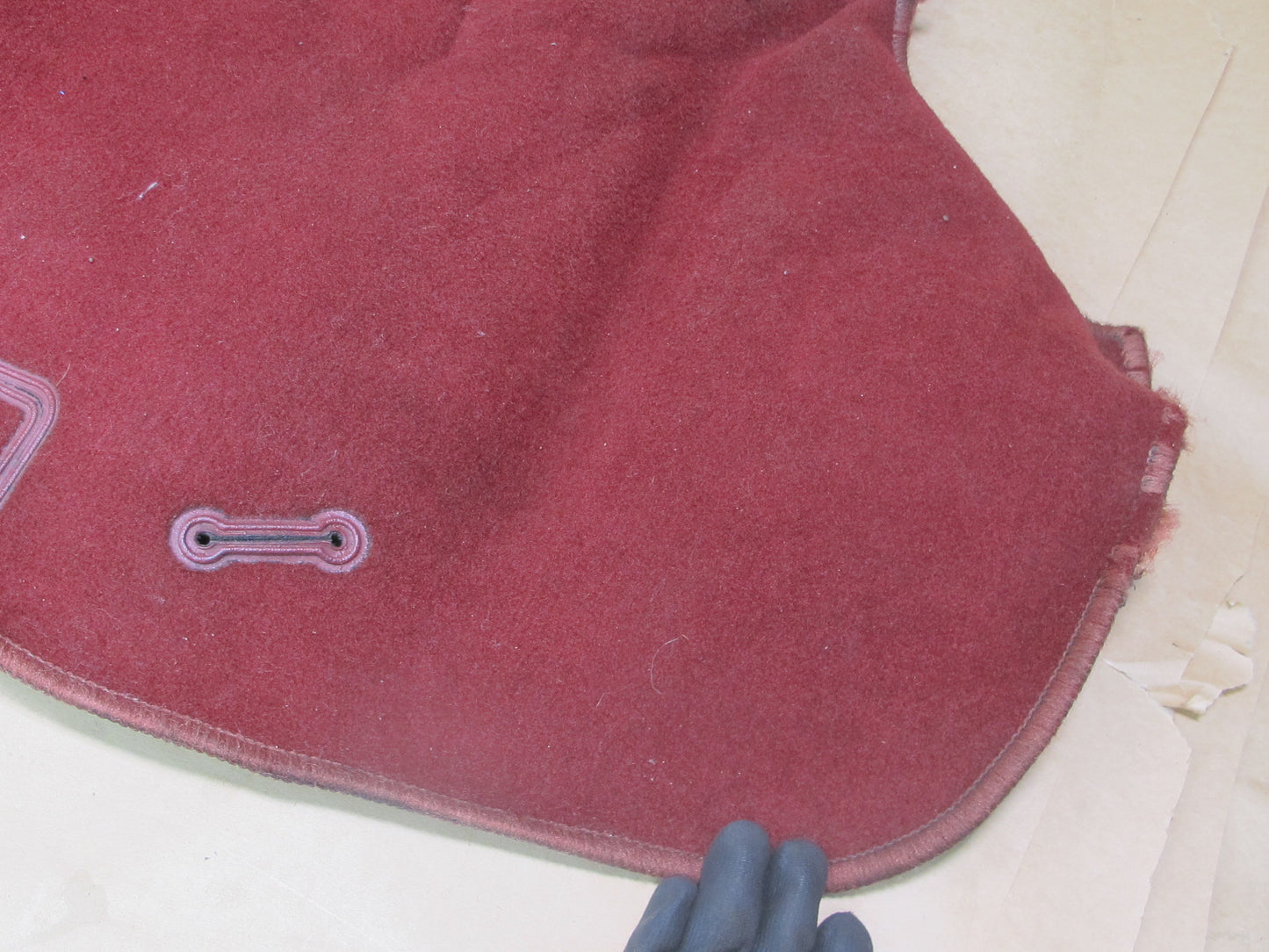 90-94 NISSAN Z32 300ZX 2+0 REAR TRUNK FLOOR MAT CARPET COVER RED 8490230P0 OEM