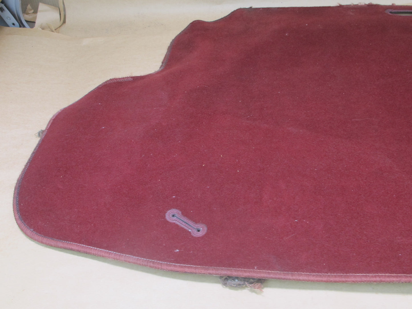 90-94 NISSAN Z32 300ZX 2+0 REAR TRUNK FLOOR MAT CARPET COVER RED 8490230P0 OEM