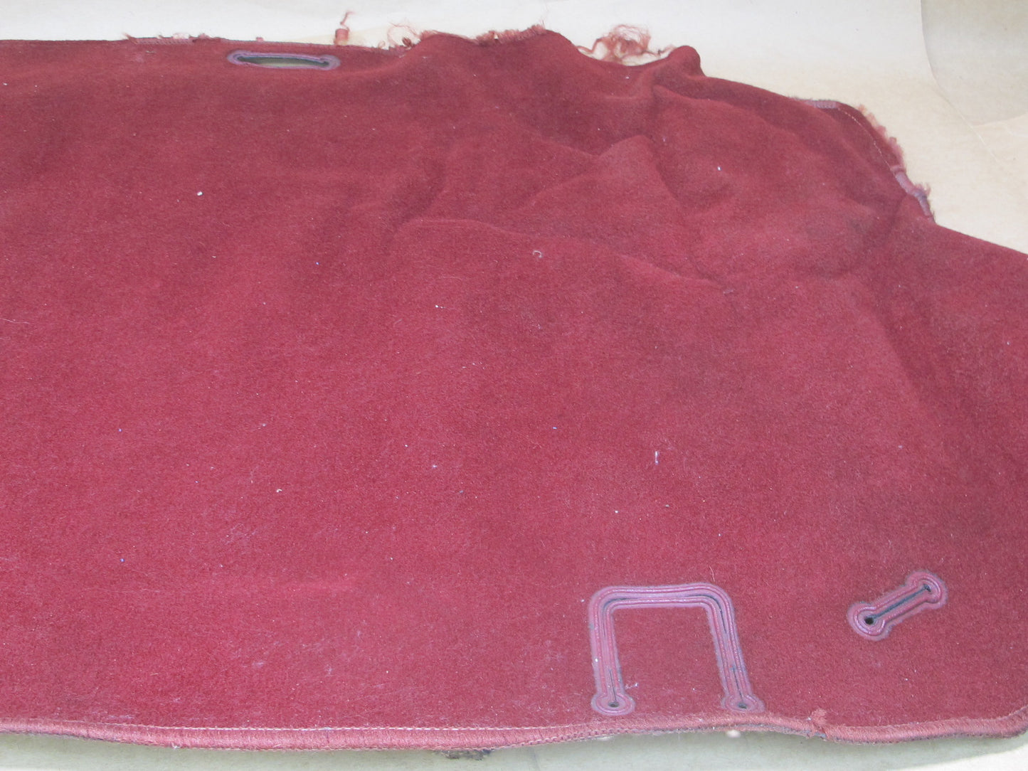 90-94 NISSAN Z32 300ZX 2+0 REAR TRUNK FLOOR MAT CARPET COVER RED 8490230P0 OEM