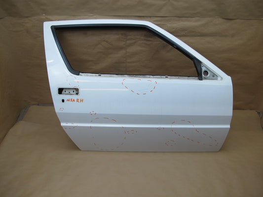 87-88 MITSUBISHI STARION FRONT RIGHT PASSENGER DOOR SHELL PANEL WHITE OEM