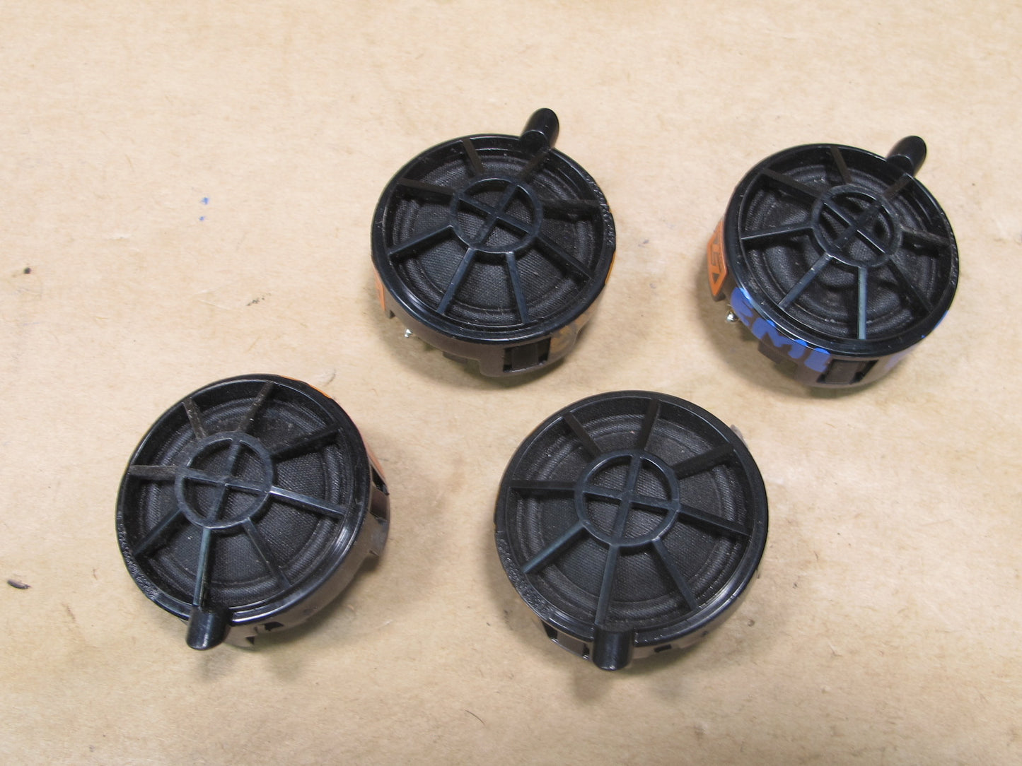 12-16 MERCEDES X166 W166 GL ML SET OF 4 FRONT & REAR DOOR TWEETER SPEAKER OEM