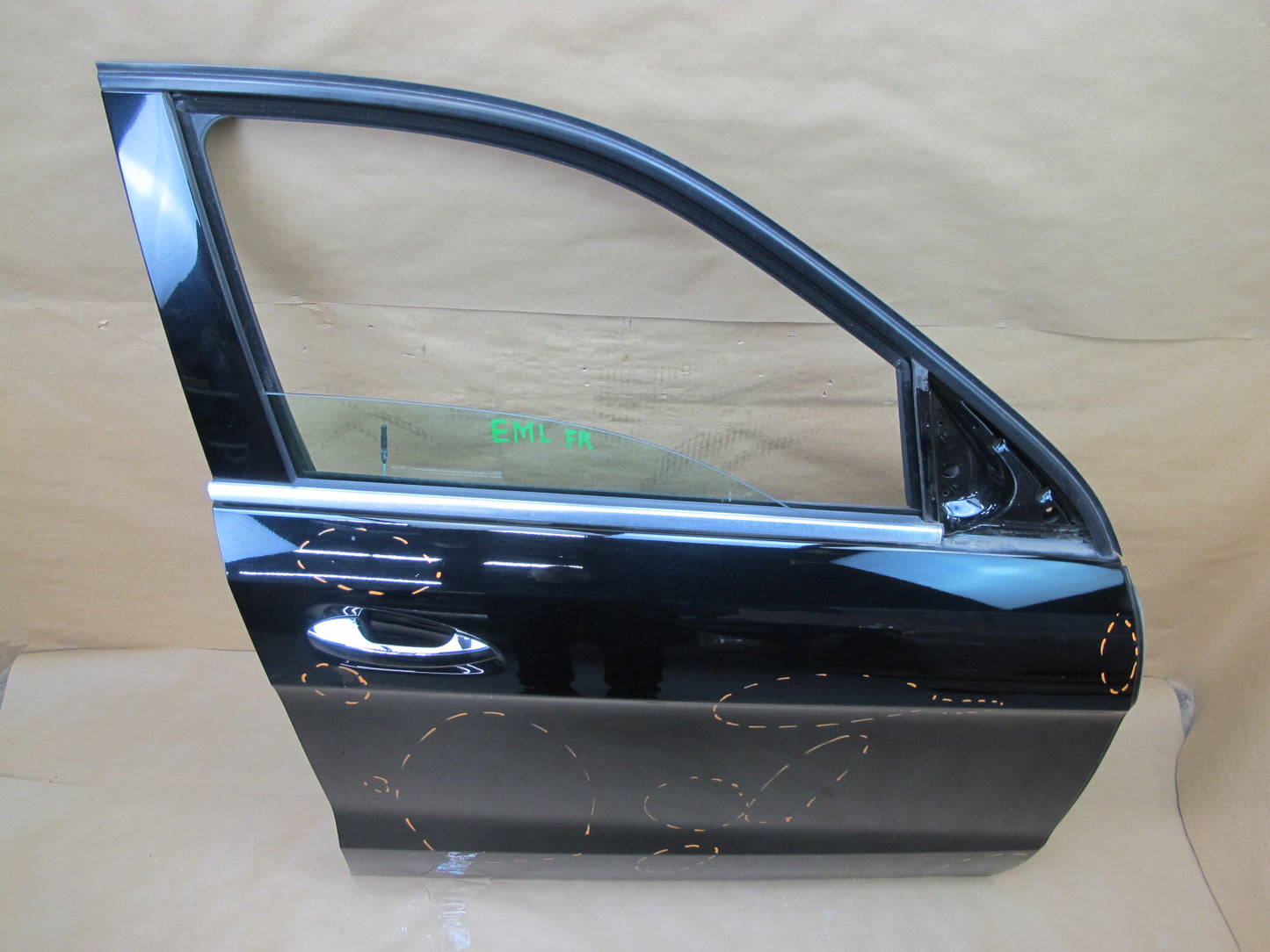 12-16 MERCEDES X166 W166 GL ML-CLASS FRONT RIGHT DOOR SHELL PANEL ASSEMBLY OEM