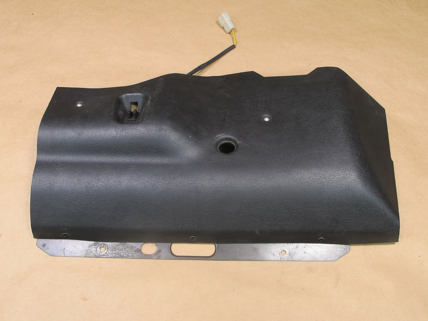 87-89 MITSUBISHI STARION RIGHT PASSENGER SIDE UNDER DASH TRIM COVER PANEL OEM