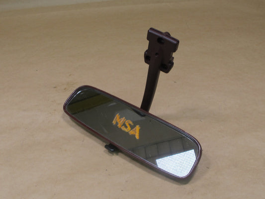 87-89 MITSUBISHI STARION MANUAL DIM INTERIOR REAR VIEW MIRROR RED OEM